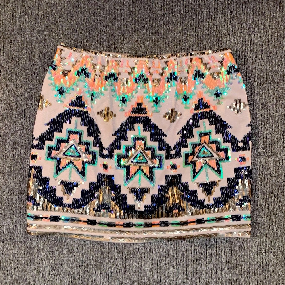 English Rose mini skirt